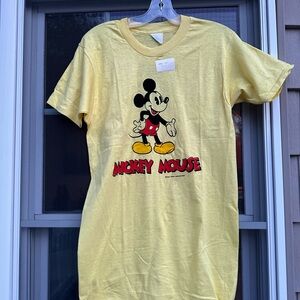 Vintage 1980s 1970s Mickey Mouse Walt Disney Character Tropix Togs USA Large New